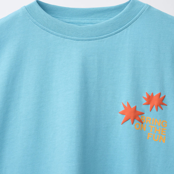 Moudda ZARA - T-Shirt - Bleu, Imprimé Neon & Groupe Avril - Tunisie 3