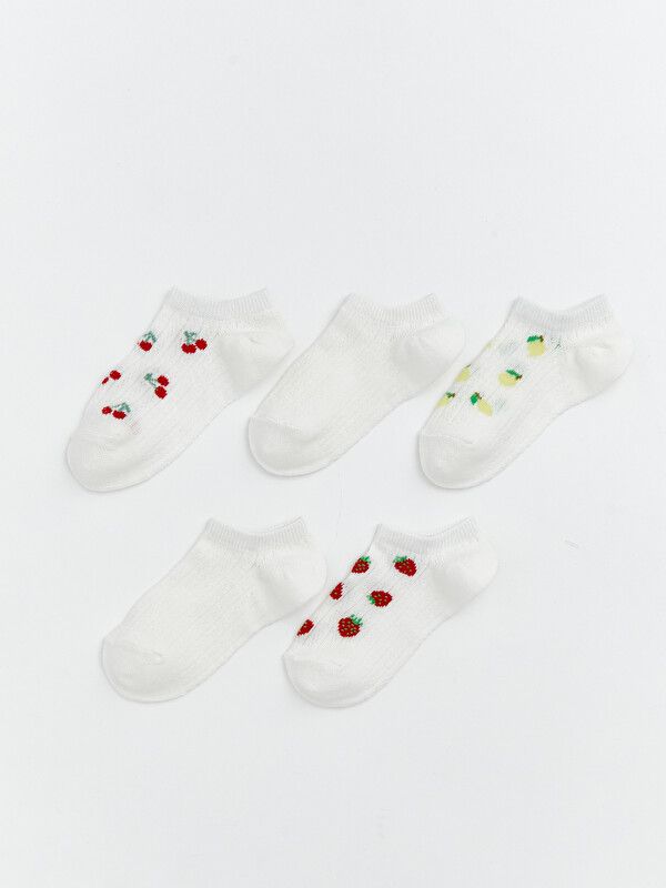 Moudda LC Waikiki - Chaussettes sneaker pour Fille couleur Écru - Tunisie 1