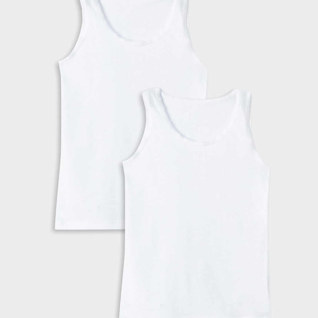 Moudda LC Waikiki - Débardeur en jersey Fille Buxe blanc - Tunisie 1