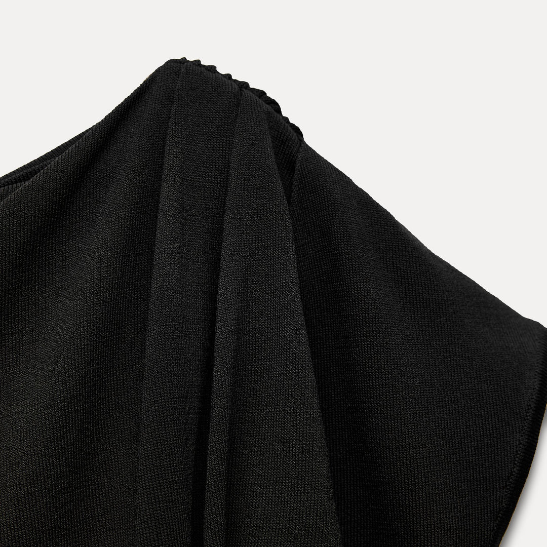 Moudda ZARA - Robe longue ajustée détail drapé taille - Tunisie 3