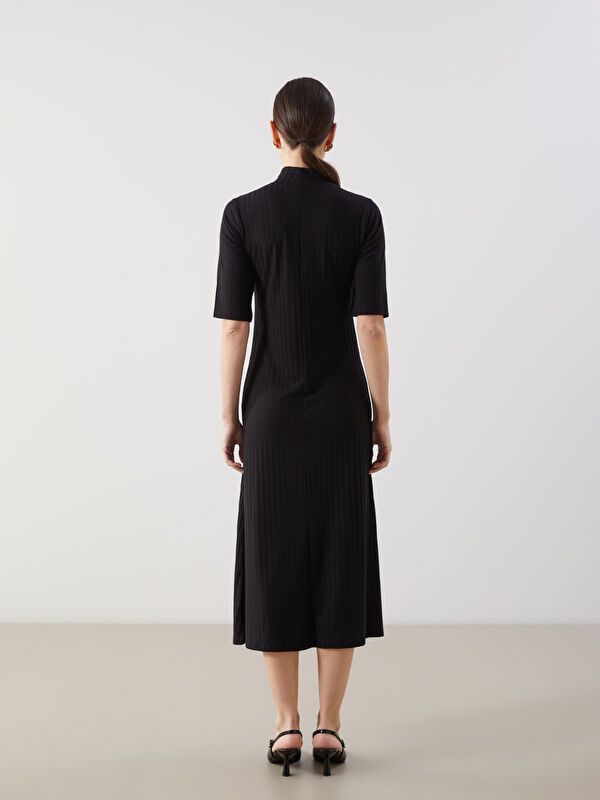 Moudda LC Waikiki - Robe en jersey uncv à manches longues pour Femmes - Tunisie 4