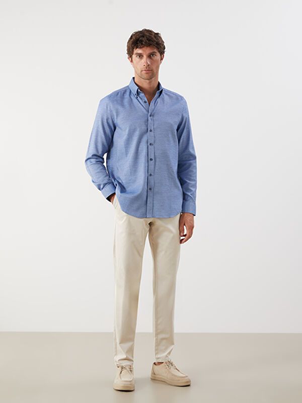 Moudda LC Waikiki - Chemise tissée à manches longues pour Hommes - Tunisie 2