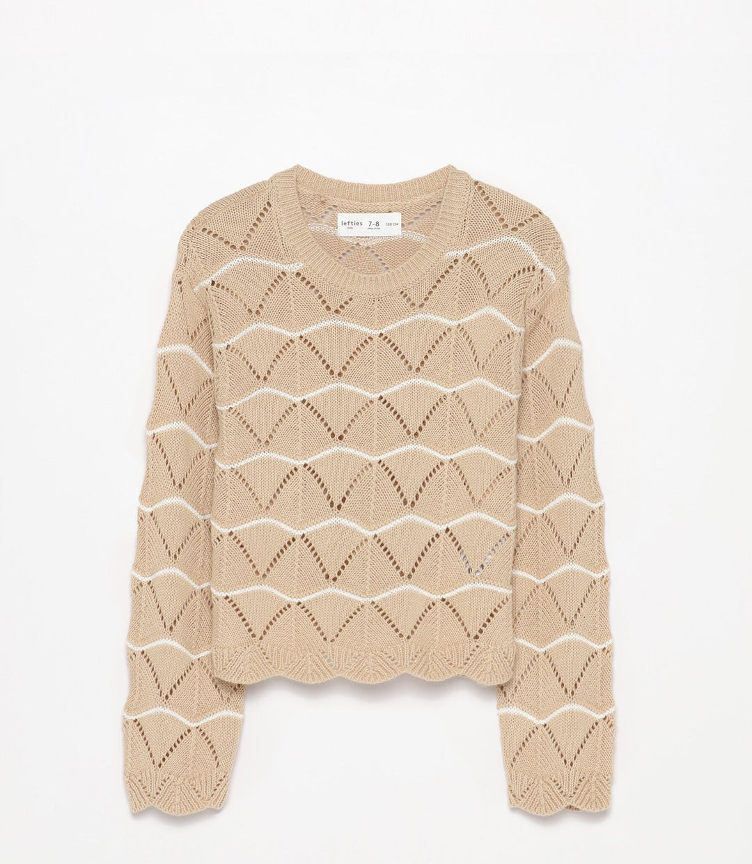 Moudda Lefties - Pull Dentelle - Rayures Fille - Tunisie 1