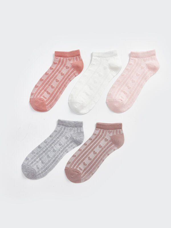 Moudda LC Waikiki - Chaussettes pour sneakers Femme Rose terne - Tunisie 1