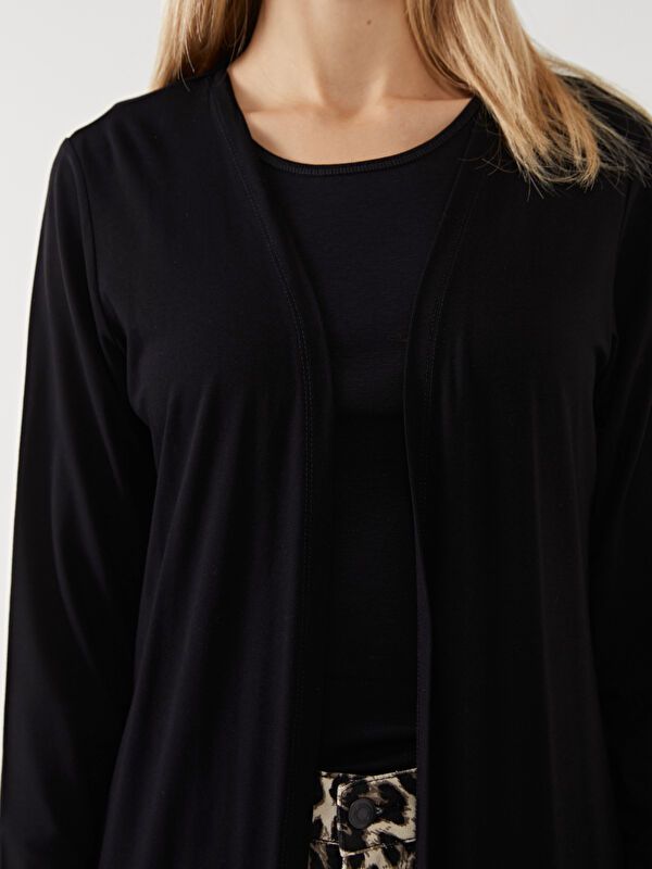 Moudda LC Waikiki - Cardigan jersey Femme Noir - Tunisie 3