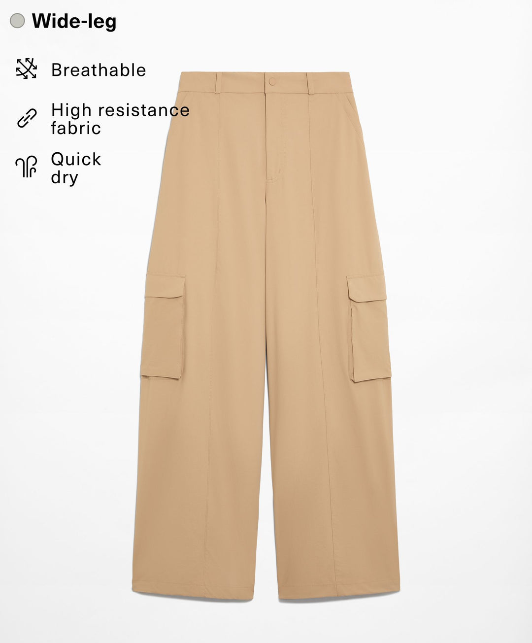 Moudda Oysho - Pantalon Large avec Poches - Tunisie 3