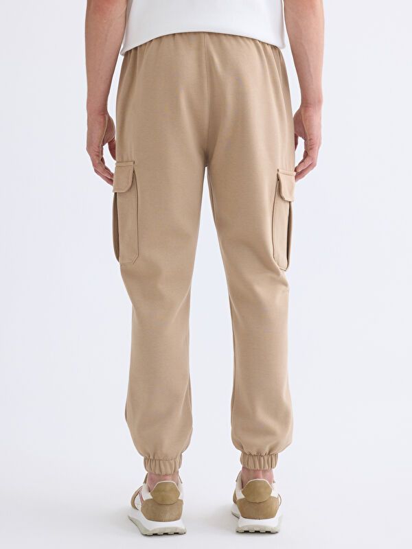 Moudda LC Waikiki - Pantalon en jersey Homme Beige foncé - Tunisie 4