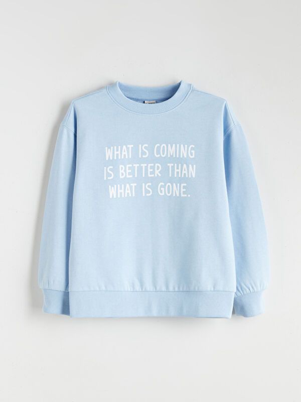 Moudda LC Waikiki - Sweatshirt en jersey Fille Bleu clair - Tunisie 3