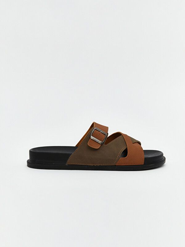 Moudda LC Waikiki - Pantoufles pour Homme couleur Marron - Tunisie 2