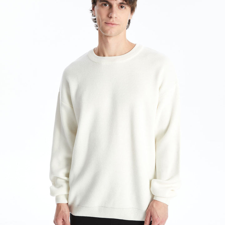 Moudda LC Waikiki - Pull en tricot Homme Ecru - Tunisie 1