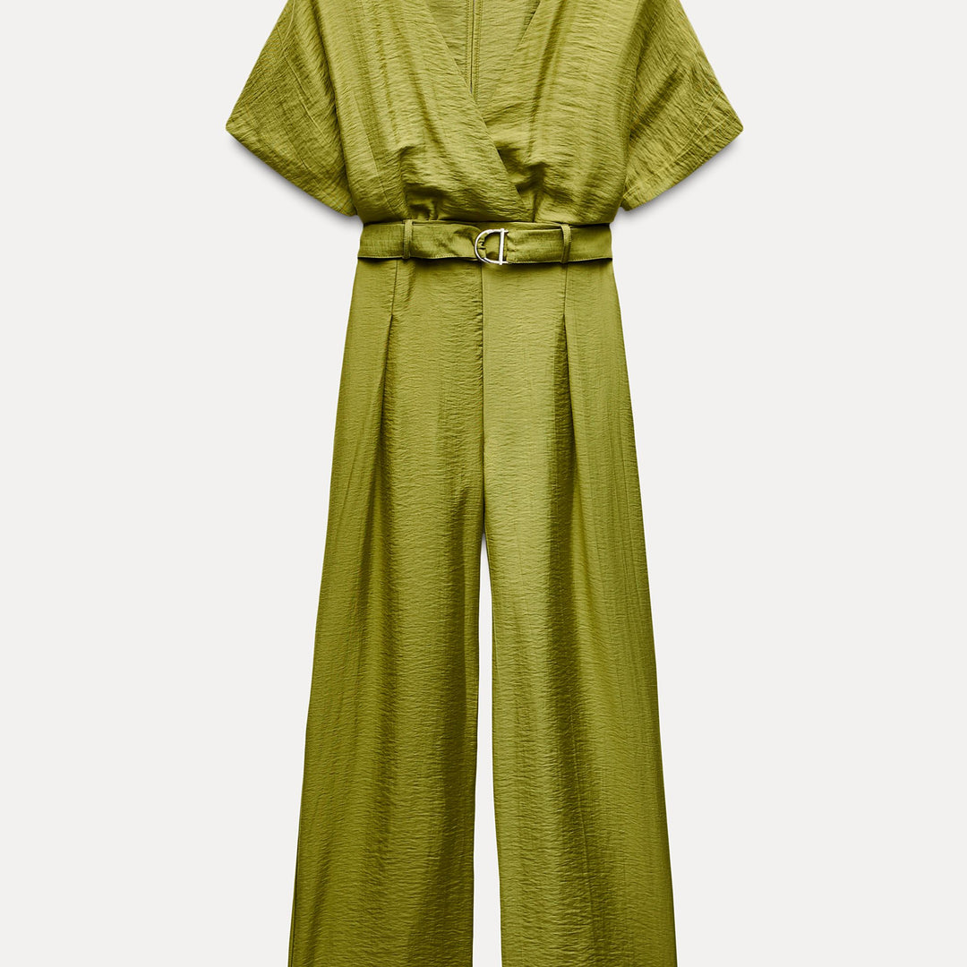 Moudda ZARA - Combinaison tencel jambe large ceinturée - Tunisie 2