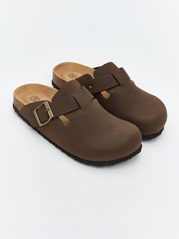 Moudda LC Waikiki - Pantoufles maison Femme Brun - Tunisie 1