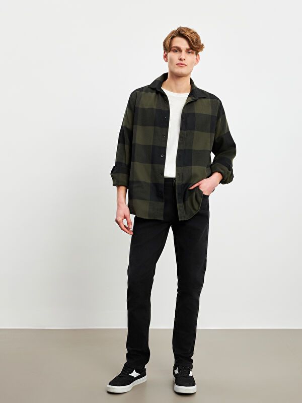 Moudda LC Waikiki - Jean basique en denim couleur Rodeo noir pour hommes - Tunisie 1