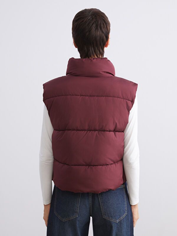 Moudda LC Waikiki - Veste sans manches Femme Bourgogne - Tunisie 5