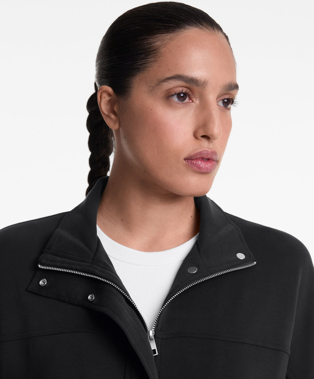 Moudda Oysho - Veste Manches Longues Zip Through - Snaps Basic Modal Premium - Tunisie 3