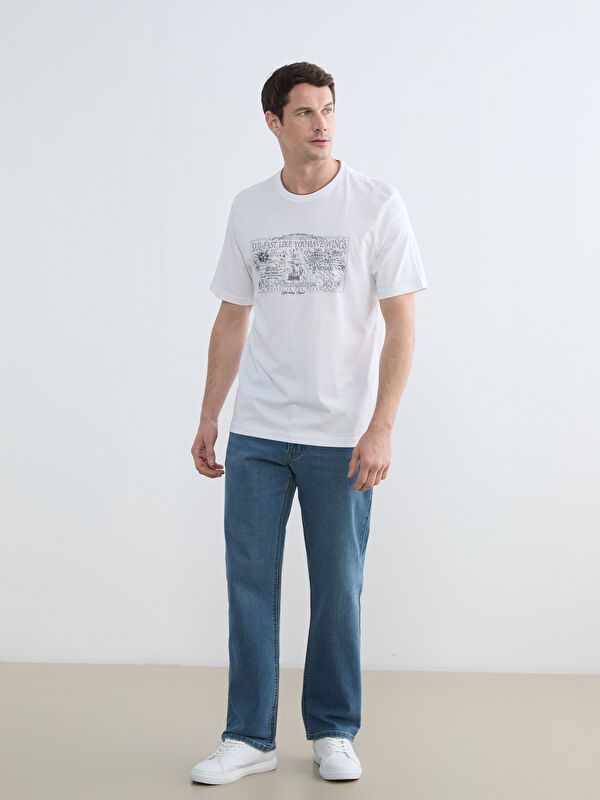 Moudda LC Waikiki - T-shirt imprimé manches courtes en jersey pour Homme - Tunisie 2
