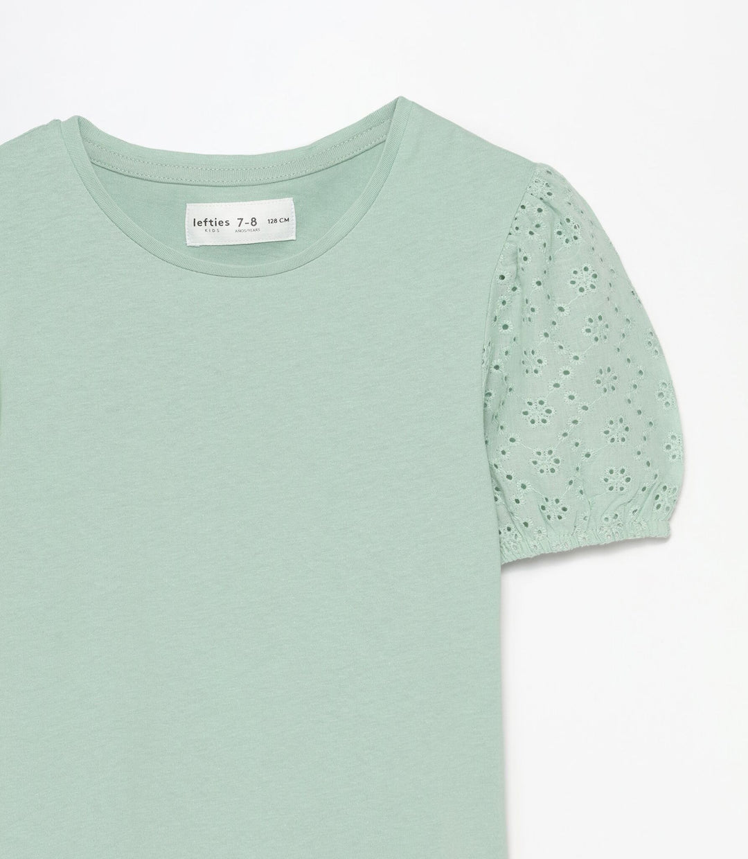 Moudda Lefties - T-Shirt Broderie Suisse - Février Fille - Tunisie 4