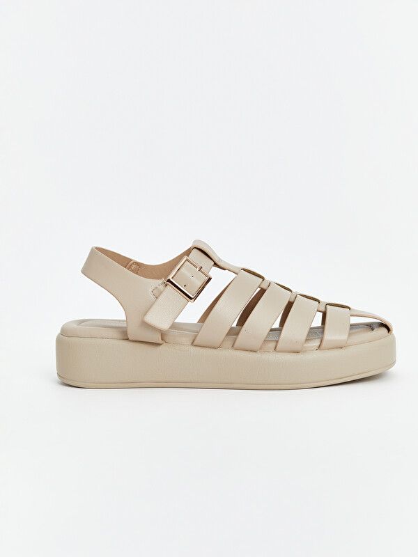Moudda LC Waikiki - Sandales pour Femme couleur Beige - Tunisie 2