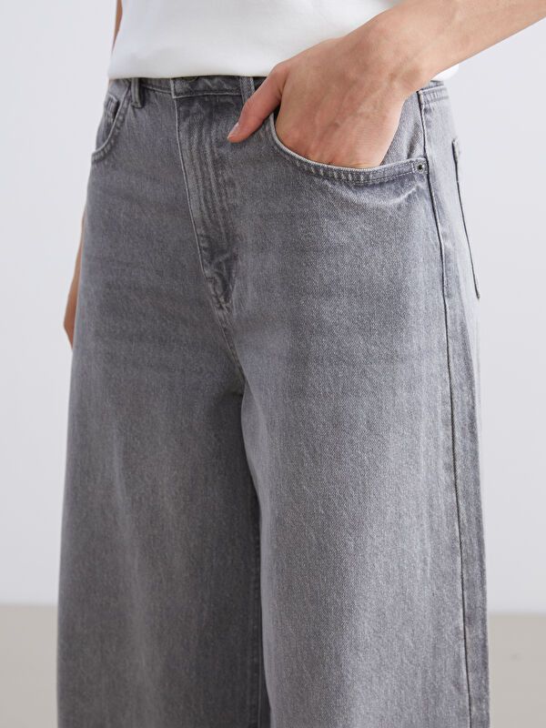 Moudda LC Waikiki - Pantalon jean tissé basique Femme Rodéo grey - Tunisie 3