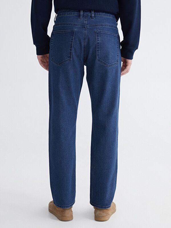 Moudda LC Waikiki - Pantalon basique en jean pour Homme couleur Rodeo foncé - Tunisie 4