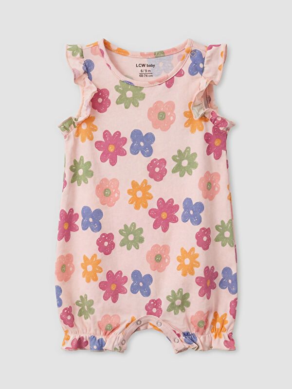 Moudda LC Waikiki - Combinaison bébé manches courtes en jersey pour Fille - Tunisie 2