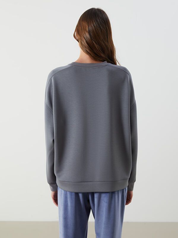 Moudda LC Waikiki - Haut pyjama Femme Gris foncé - Tunisie 4