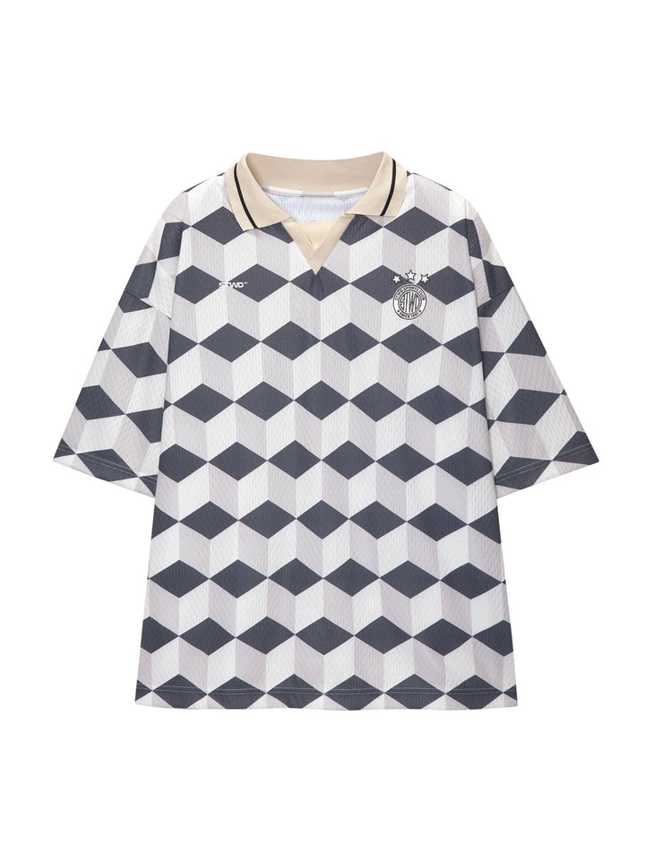 Moudda PULL & BEAR - T-Shirt Football Demi-Manches Géométrique STWD - Tunisie 6
