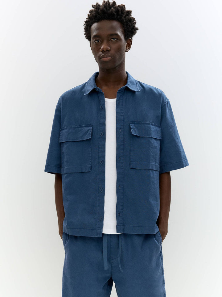 Moudda PULL & BEAR - Chemise - Lin Indigo - Tunisie 2