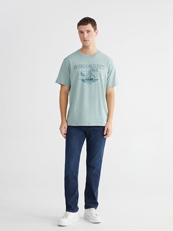 Moudda LC Waikiki - T-shirt imprimé manches courtes en jersey pour Homme - Tunisie 2