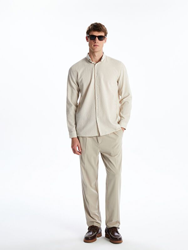 Moudda LC Waikiki - Chemise manches longues en tissu pour Homme - Tunisie 2