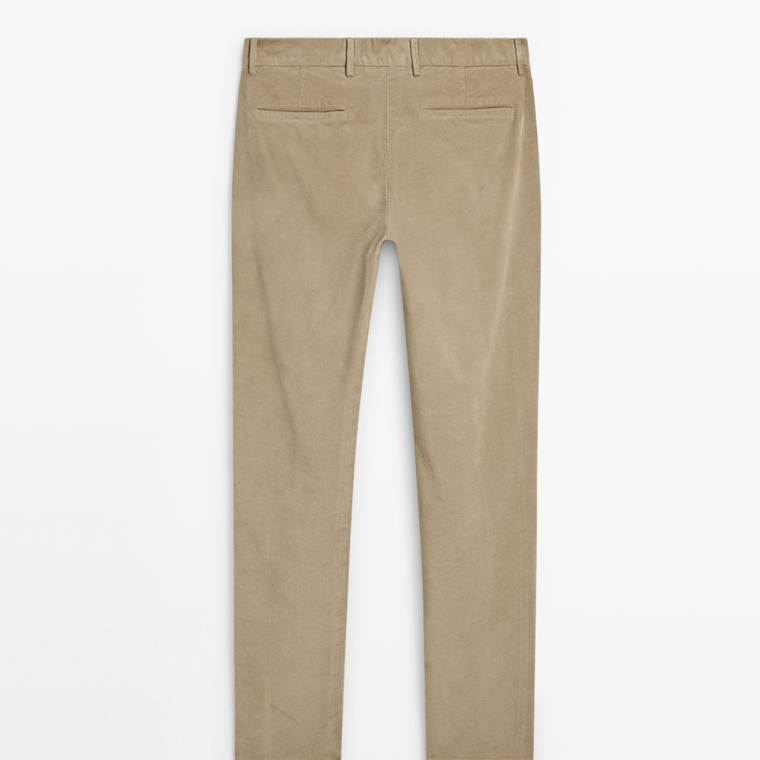 Moudda Massimo Dutti - Pantalon chino velours côtelé couleurs coupe slim - Tunisie 5