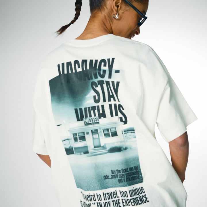 Moudda BERSHKA - T-Shirt - Imprimé California/Vacancy - Tunisie 1