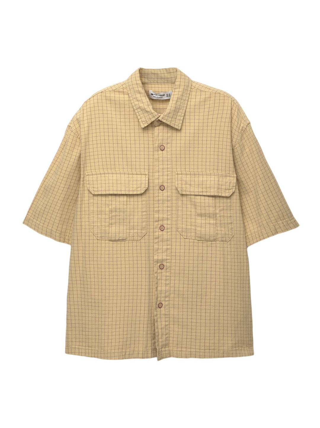 Moudda PULL & BEAR - Chemise - Carreaux & Doré - Tunisie 1