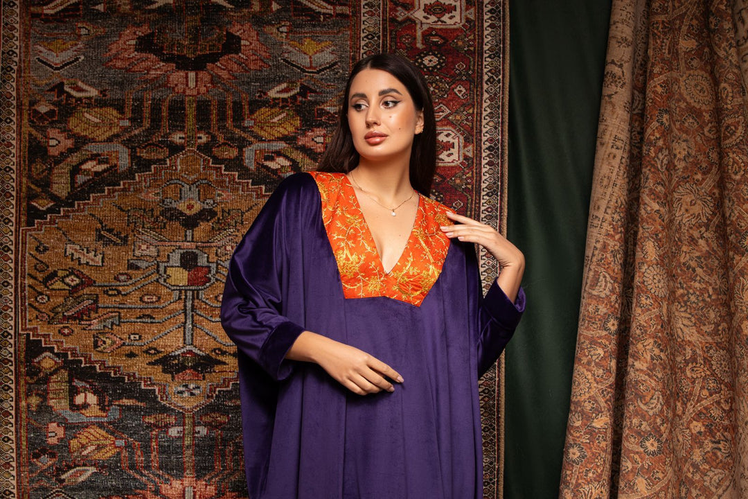 Moudda Tresors De Mimi - Mini caftan Azarine Mauve - Tunisie 4