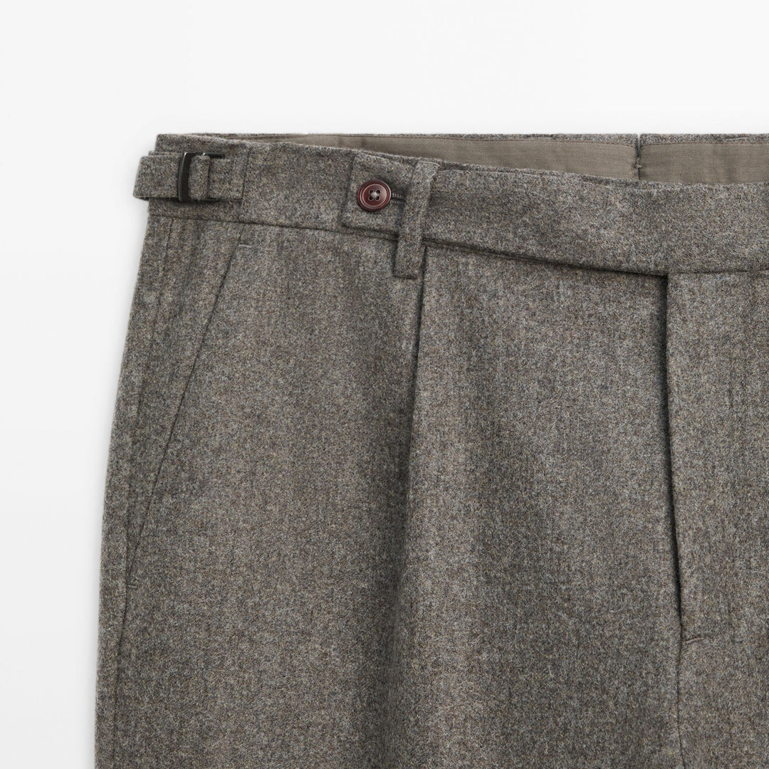 Moudda Massimo Dutti - Pantalon flanelle laine - Tunisie 4