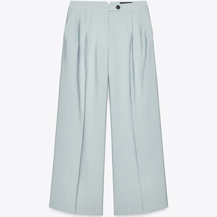 Moudda ZARA - Pantalon Fluide - Pinces & Fermeture Latérale - Tunisie 1