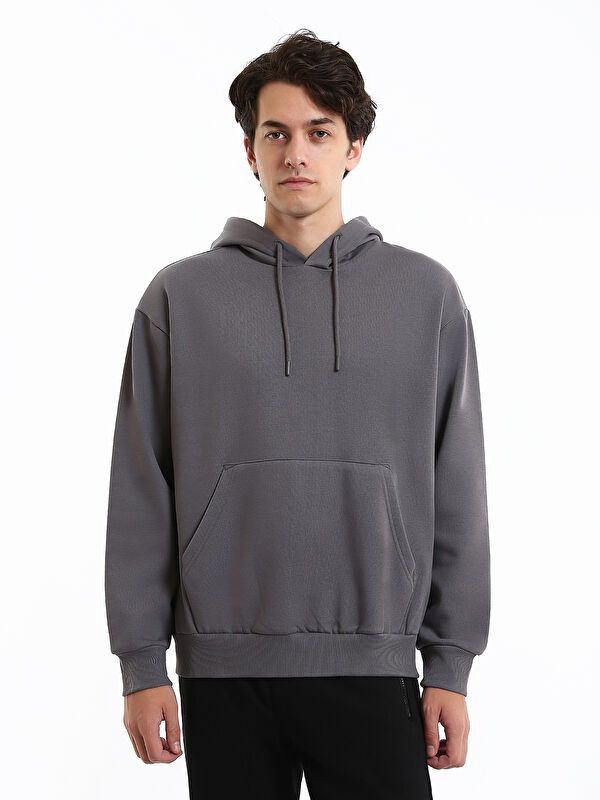 Moudda LC Waikiki - Sweatshirt en jersey Homme Gris foncé - Tunisie 1