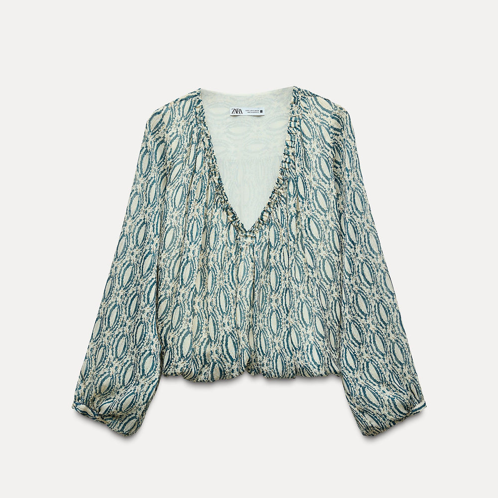 Moudda ZARA - Top Boule Bicolore Lurex - Tunisie 2