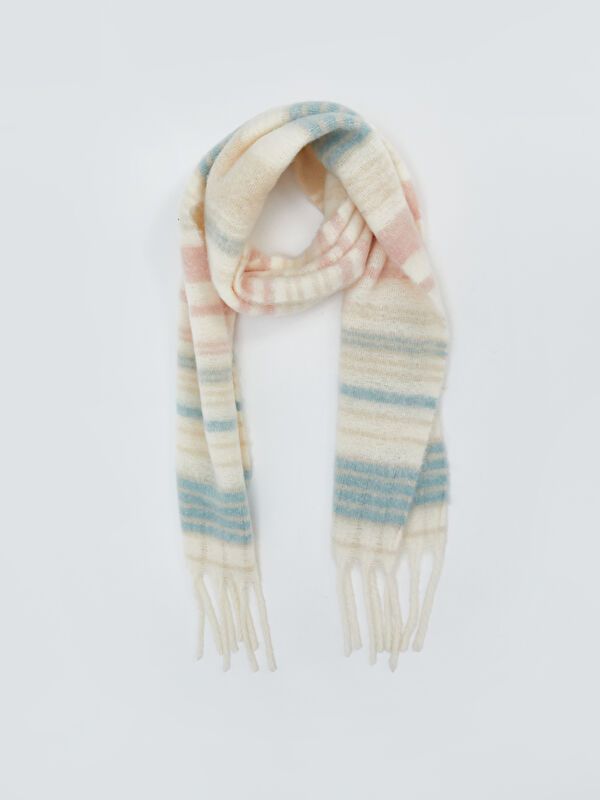Moudda LC Waikiki - Écharpe Femme Ecru rayé - Tunisie 1