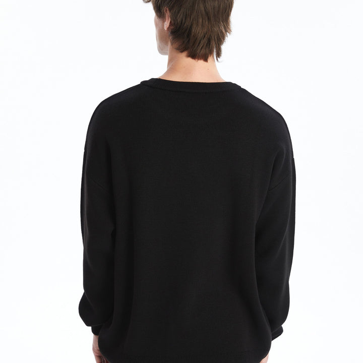 Moudda LC Waikiki - Pull en tricot Homme Noir - Tunisie 4