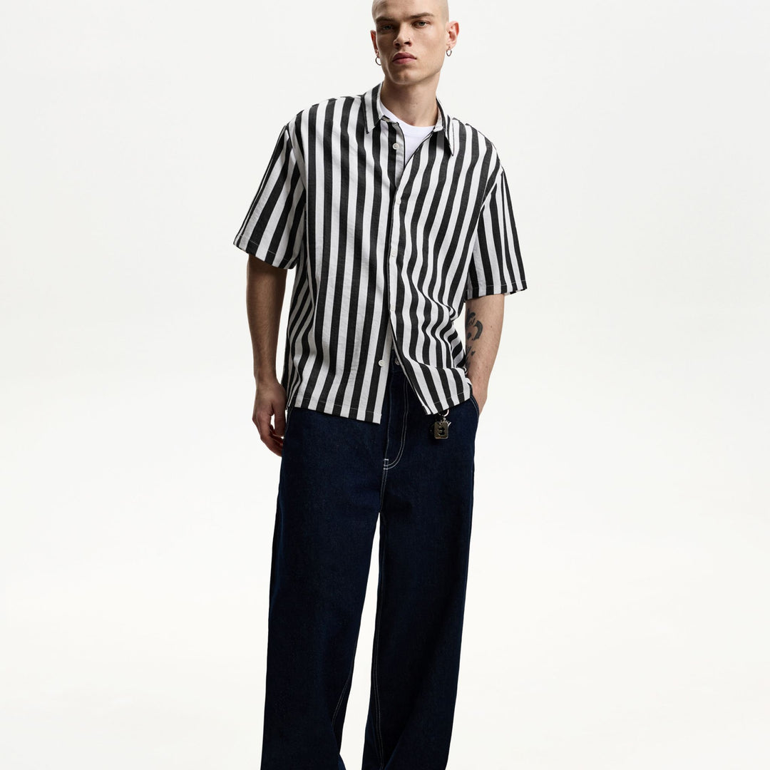 Moudda BERSHKA - Chemise Relax - AOP Rayures - Tunisie 1