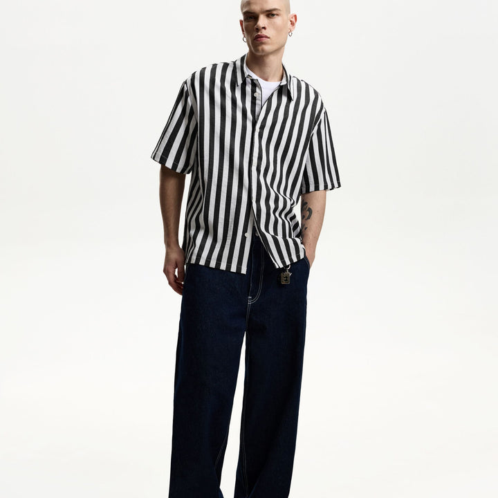Moudda BERSHKA - Chemise Relax - AOP Rayures - Tunisie 1