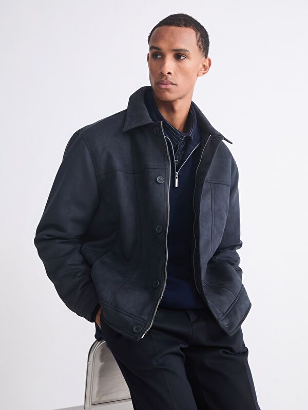 Moudda LC Waikiki - Manteau d'hiver en similicuir pour Homme - Tunisie 1