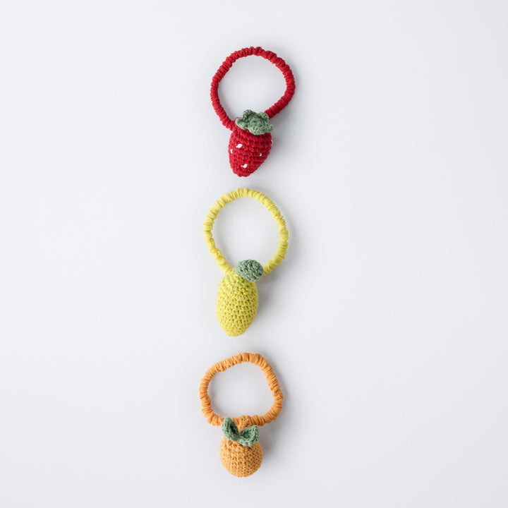 Moudda ZARA - Pack Attaches-cheveux - Fruits Crochet - Tunisie 1