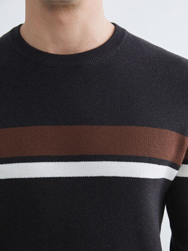 Moudda LC Waikiki - Pull rayé en tricot pour Homme - Tunisie 3