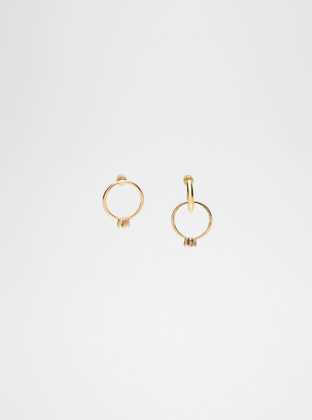 Moudda STRADIVARIUS - Lot de 2 Boucles d'Oreilles Anneau - Tunisie 1