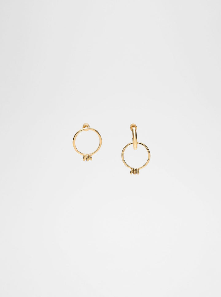 Moudda STRADIVARIUS - Lot de 2 Boucles d'Oreilles Anneau - Tunisie 1