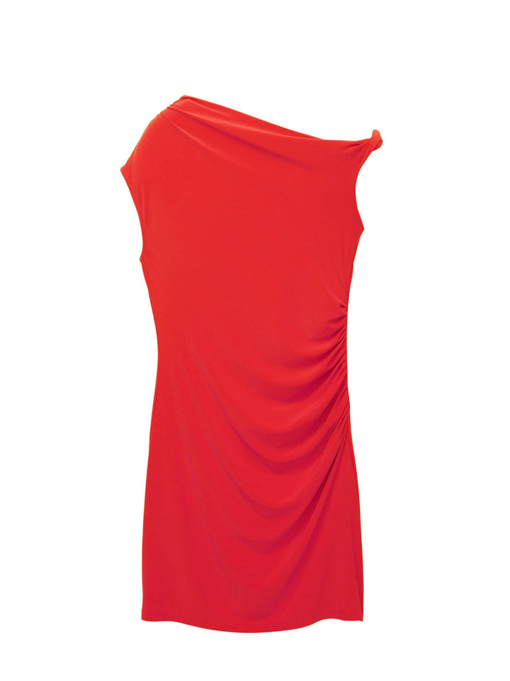 Moudda PULL & BEAR - Robe Mini - Manches Courtes, Asymétrique & Nœud - Tunisie 1