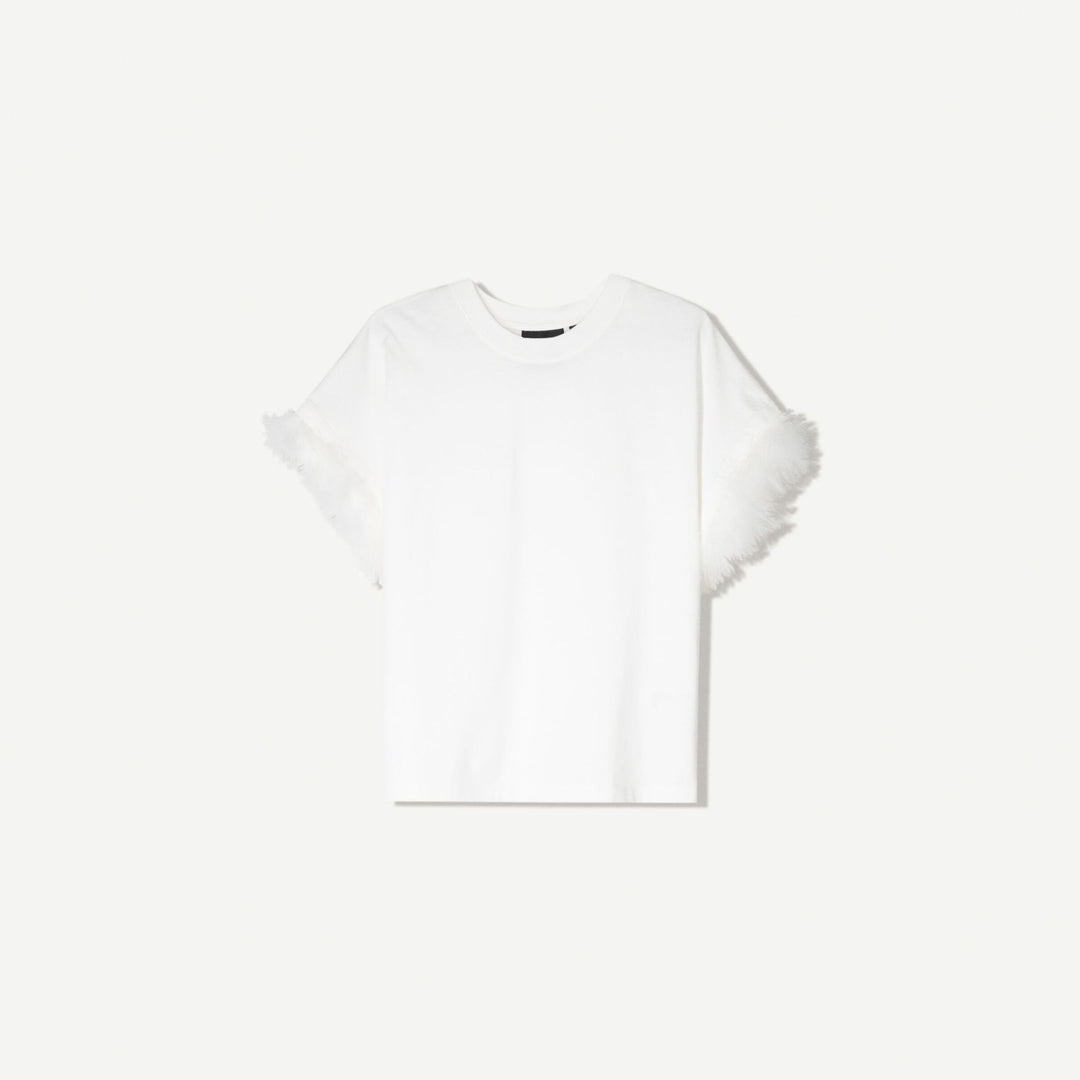 Moudda BERSHKA - T-Shirt Oversize - Plumes Sous Manches - Tunisie 1