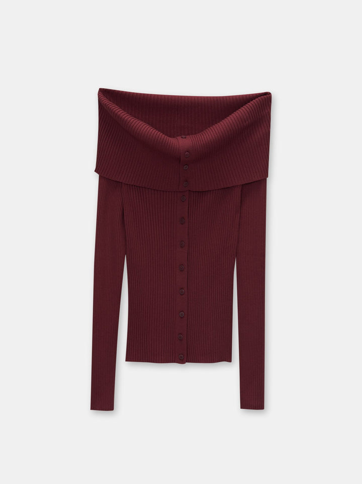 Moudda PULL & BEAR - Cardigan Bardot Boutons - Tunisie 3